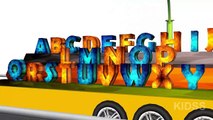 Alphabets Truck Song for Kids | Animated ABCD Rhymes for Pre School | 3D Animated Songs