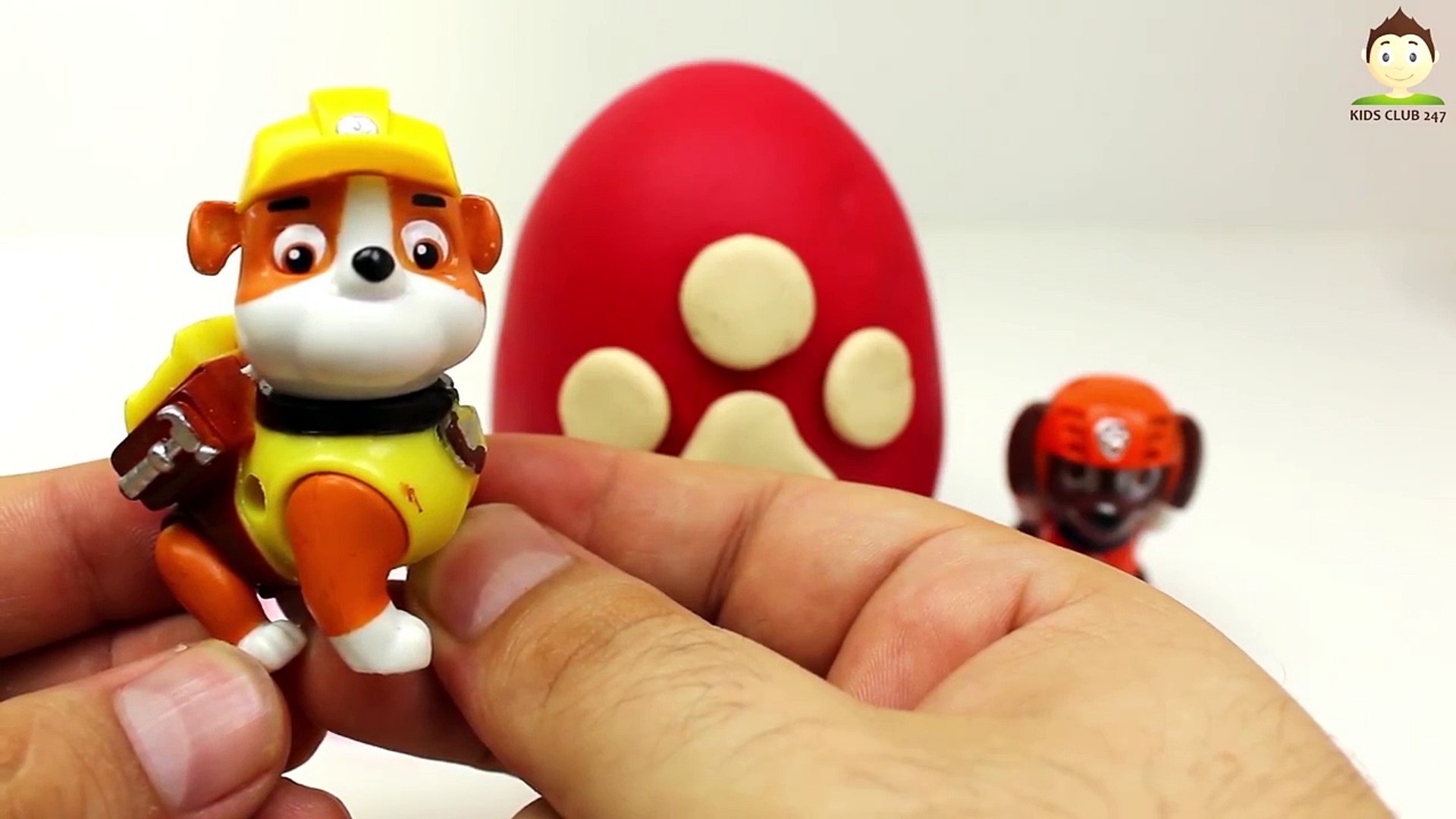 paw patrol play doh surprise eggs