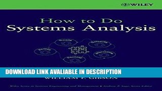 PDF Free How to Do Systems Analysis Full Ebook