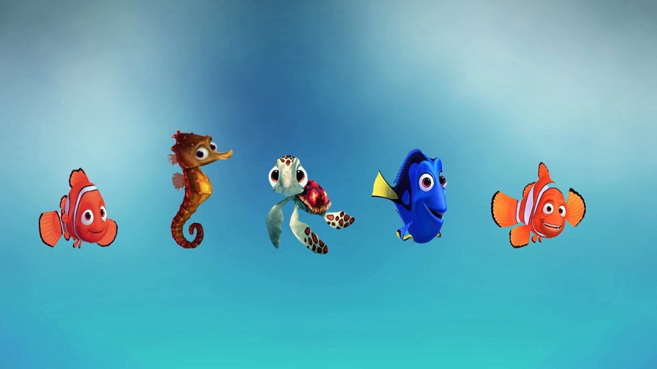 Finding Dory in a SCARY Touch Tank FINGER FAMILY SONG with Nemo ♥Toy Nursery Rhyme♥ Kids S