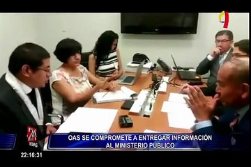 OAS se comprometió a entregar información al Ministerio Público