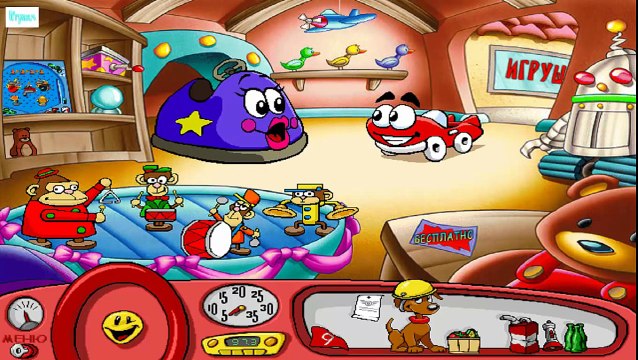 ИГРА Бип Бип участвует в гонке про машинки на русском языке новинки Прохождение new года
