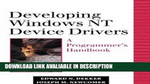 ebook download Developing Windows NT Device Drivers: A Programmer s Handbook PDF Online