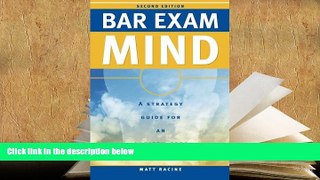 Popular Book  Bar Exam Mind: A Strategy Guide for an Anxiety-Free Bar Exam  For Trial