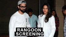 Shahid Kapoor, Mira Rajput and other Bollywood Celebs at the special screening of Rangoon