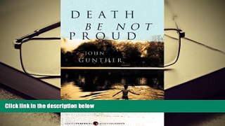 Download Death Be Not Proud (P.S.) Books Online