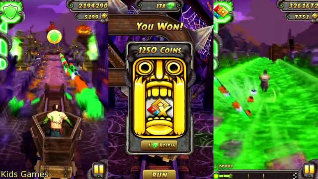 Talking Tom Gold Run & Temple Run 2 Spooky Summit