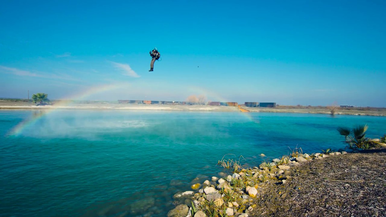 Test réel d'un Jet Pack pour voler à 10 mètres d'altitude !