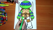 TMNT Tortugas Ninja Nuevas Páginas para Colorear para los Niños de Colores para Colorear marcadores de colores rotuladores p
