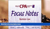 Popular Book  Wiley CPA Examination Review Focus Notes, Business Law (CPA Examination Review Smart