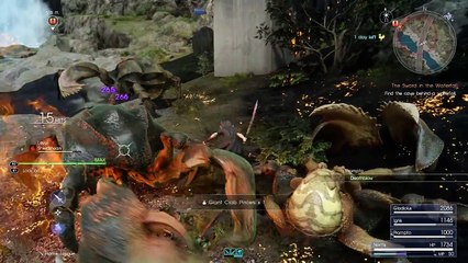 Final Fantasy XV - The Sword In The Waterfall