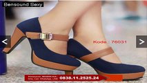 Sepatu Heels, Sepatu Heels Cantik Wanita, Sepatu Heels Bisa Pesan Warna Coklat, 0838.11.2525.24