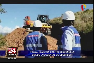 Fiscal Hamilton Castro descongela cuenta de Odebrecht