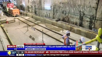 Proyek MRT Rampung 64,71 Persen