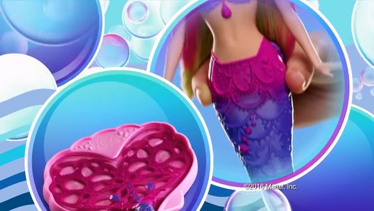 barbie sirena burbujas magicas