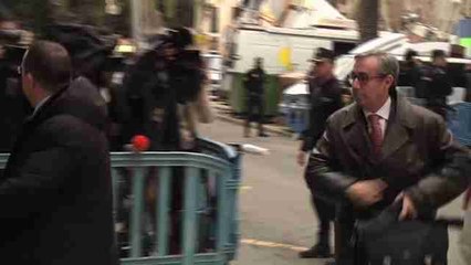 Torres llega a la vista de medidas cautelares tras la sentencia de Nóos