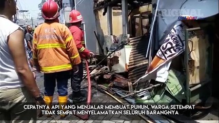 Kebakaran Habiskan Tempat Tinggal Pedagang Liang Teh