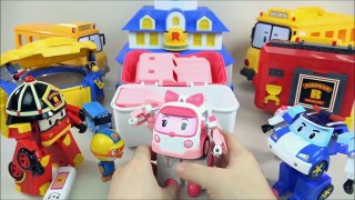 Surprise eggs and Robocar Poli Amber ambulance car toys-_0UWG00845U