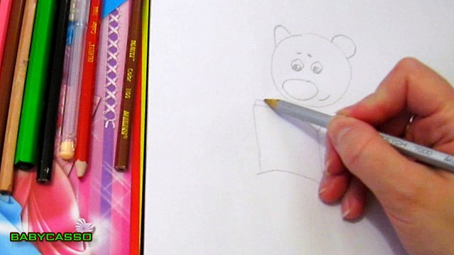 Как рисовать ми ми мишки Тучка Белый медведь из мультфильма Ми ми мишки