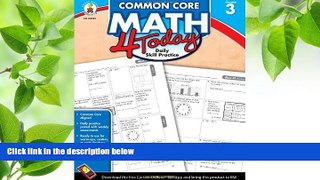 FREE [DOWNLOAD] Common Core Math 4 Today, Grade 3: Daily Skill Practice (Common Core 4 Today) Erin