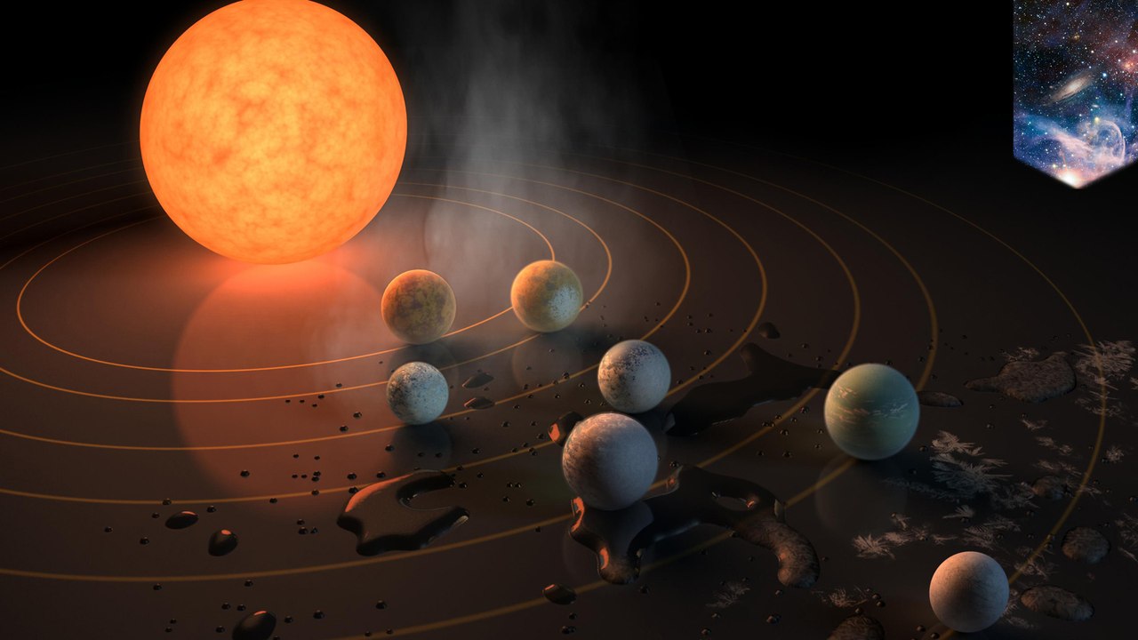 Seven earth-like worlds that may hold life found orbiting same star