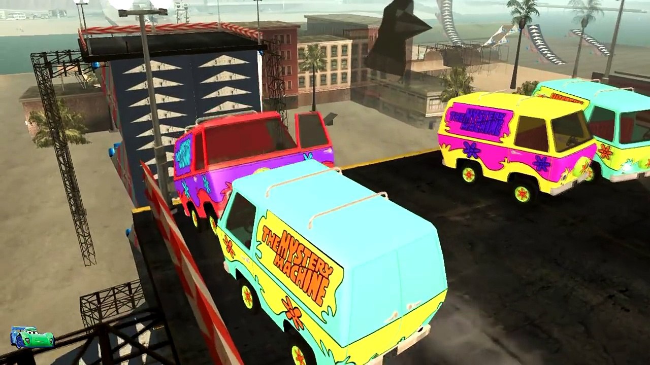 SPIDERMAN COLORES y SCOOBY DOO COLORES de DISNEY CARS RAYO MCQUEEN canciones infantiles PARA NIÑOS