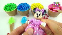 Dulces Cupcakes Juguete Sorpresa de Dora Mickey Minnie Mouse, Peppa Pig Paw Patrol | Aprender los Colores w