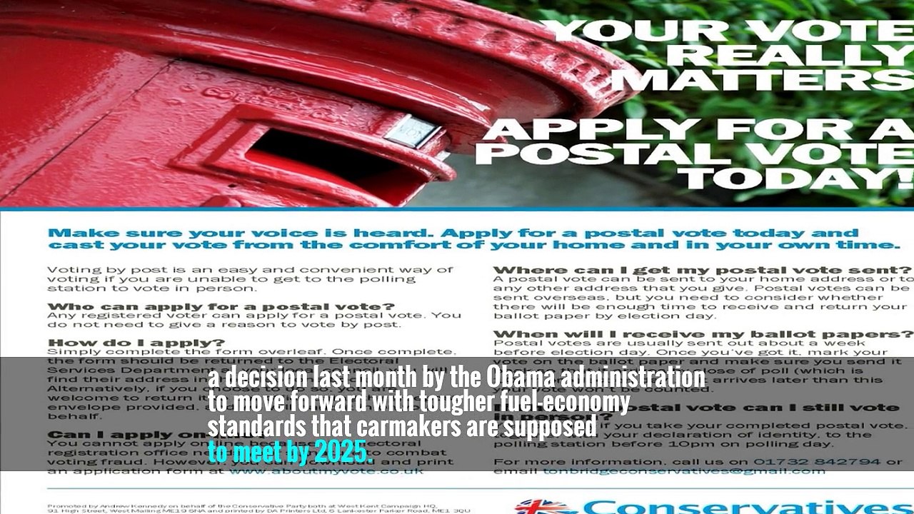 Two lobbying groups representing auto manufacturers have written letters urging the new head of the Environmental Protection Agency, Scott Pruitt, to reverse