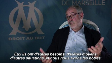 Zubizarreta veut développer "le projet de l'OM, pas du Barça"