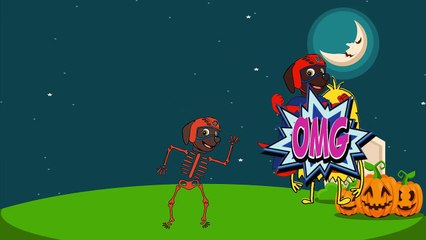 Five Little Paw Patrol Skeleton Jumping on the Bed - 5 Little Monkeys Jumping On The Bed