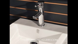 The Interior Gallery | Chrome Finish Modern Bathroom Faucet - Frances III