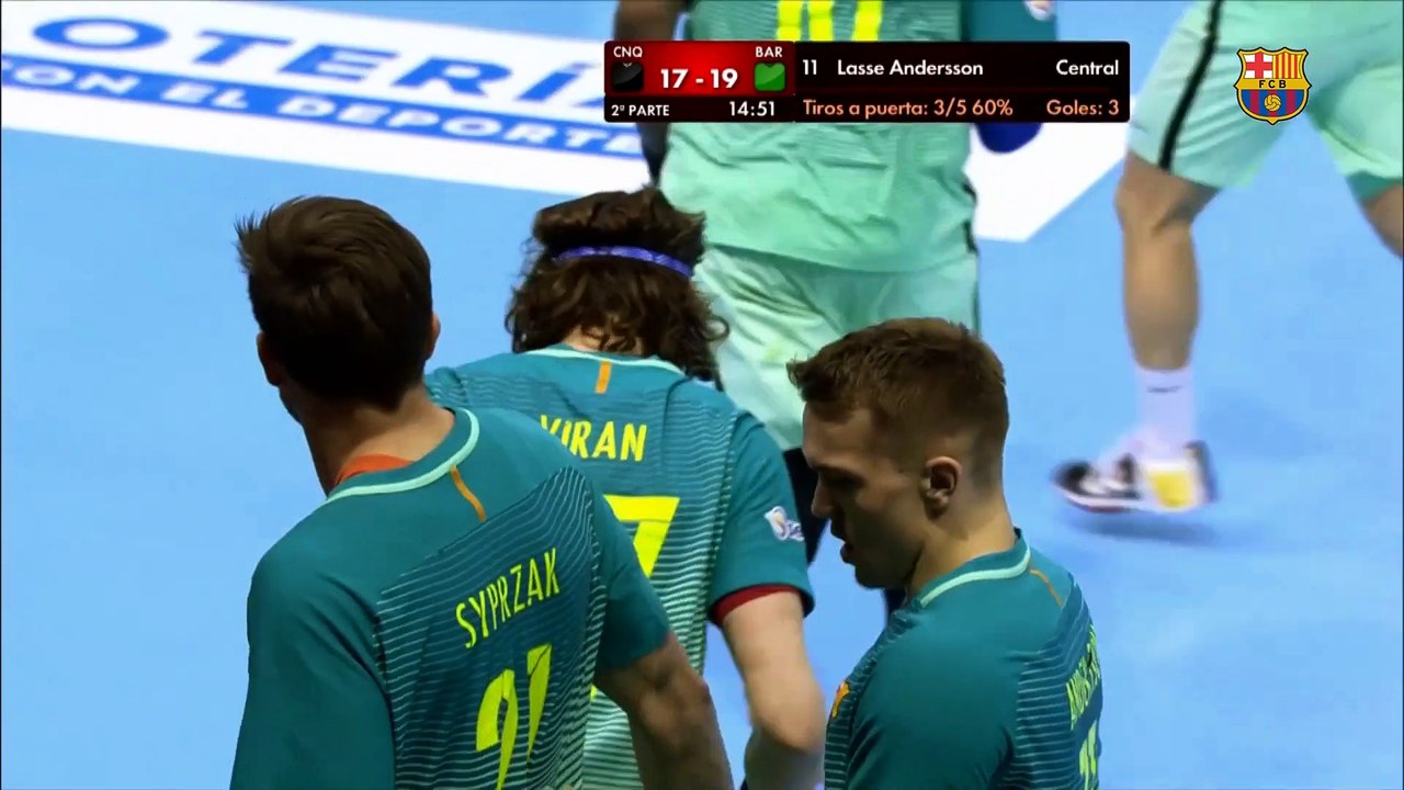 Asobal | Résumé de la victoire du FC Barcelone du côté d'Encantada 27-23