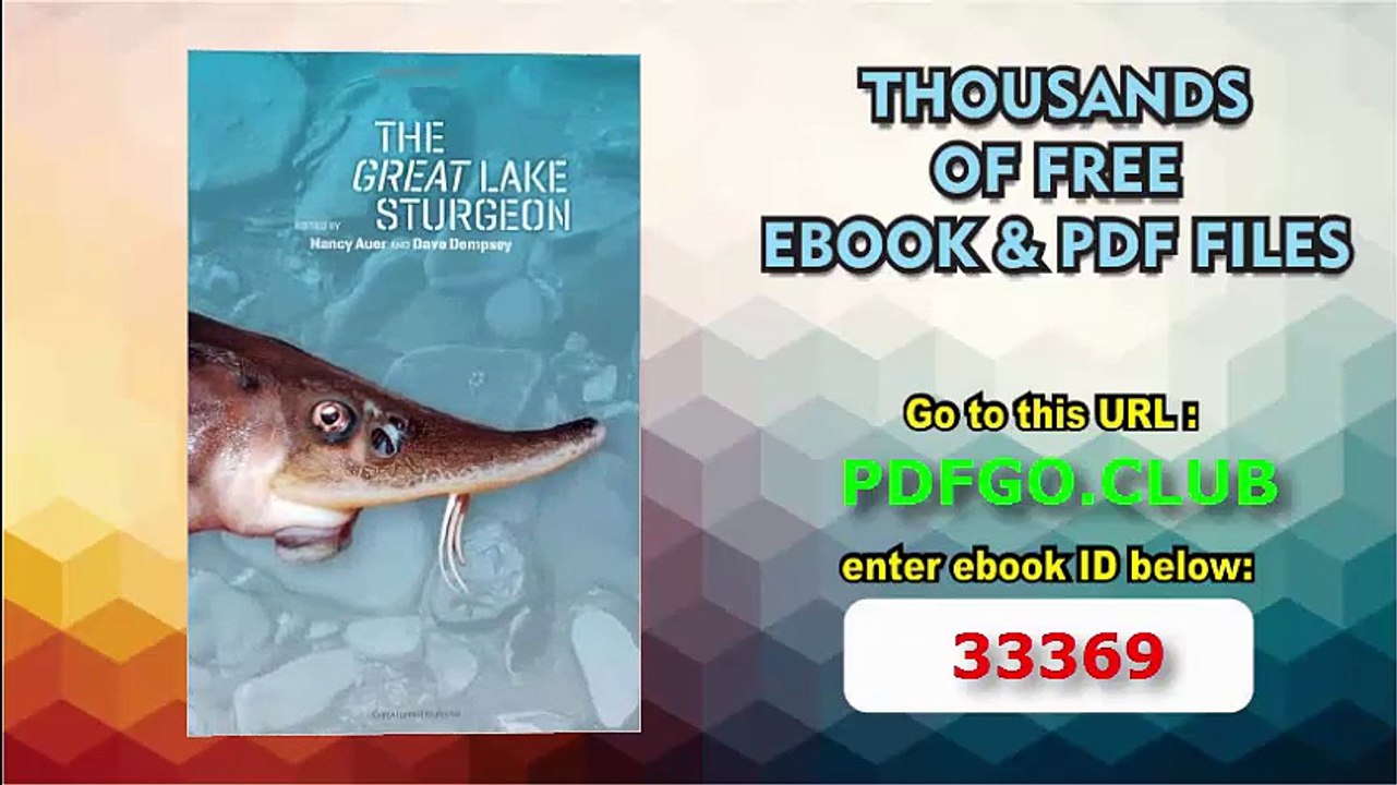The Great Lake Sturgeon