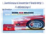 Luminous Inverter Price with Battery - Authorised Dealer