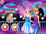Frozen Princesses Facebook Event - Disney Princess Elsa and Anna Shopping and Dress Up