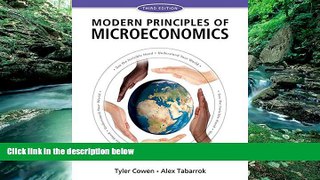 Best Ebook  Modern Principles of Microeconomics  For Online