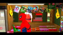 LEARN COLORS with OFFROAD CARS and Spiderman Cartoon for Kids Nursery Rhymes