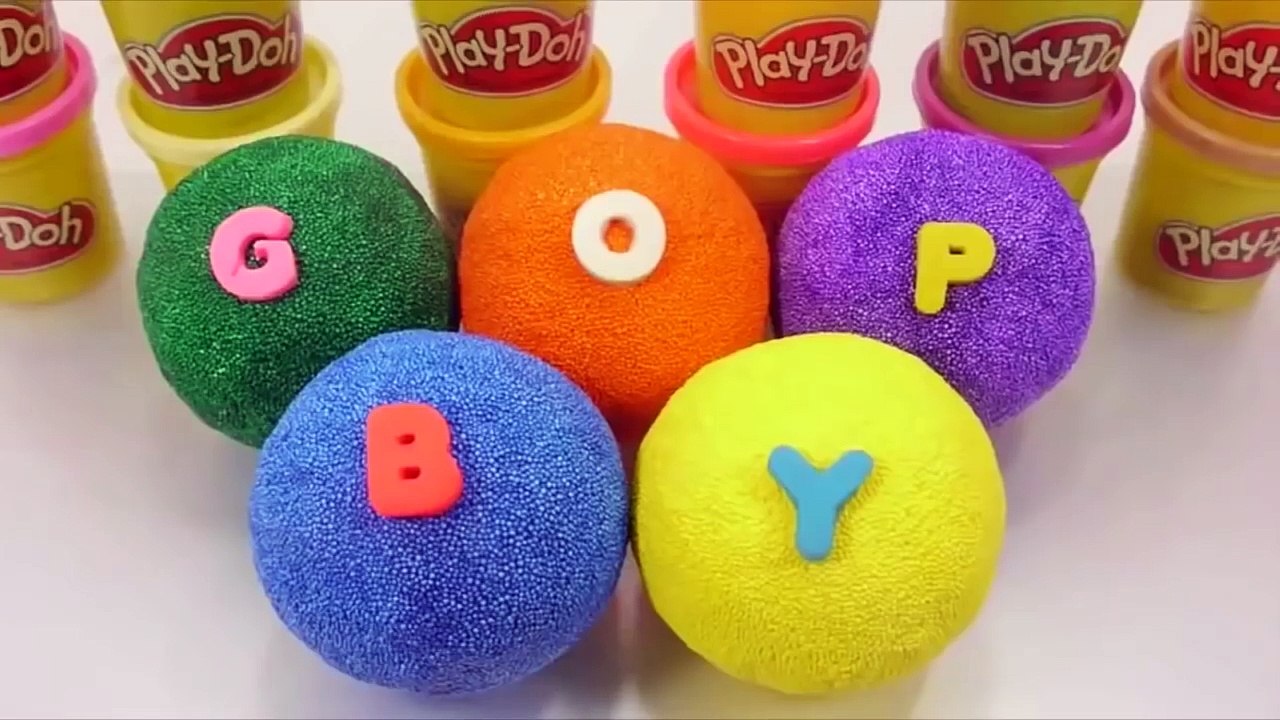 ABC Clay Dough Play Doh for Kids Play Playdough Learning ABCD Video Alphabet Letters Molds