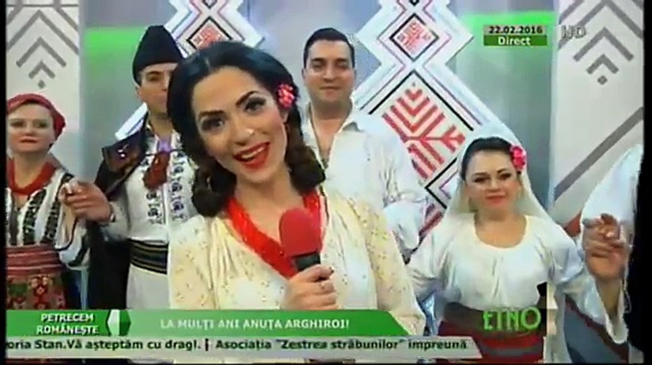 Raluca Burcea - Spune-mi, tu, frumos cires (Petrecem romaneste - ETNO TV - 22.02.2016)