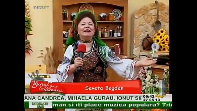 Saveta Bogdan - Zi ceteras sa te-aud Iara beau iara petrec