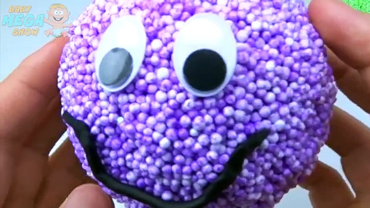 Playfoam Happy Smiley Face Surprise Toys Spiderman Peppa Pig Paw Patrol Talking Tom for Ki