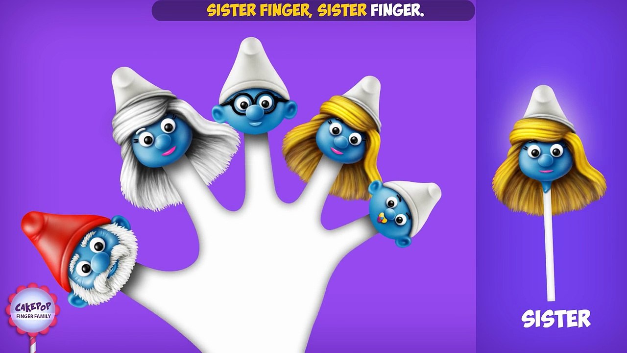 SMURFS Finger Family Nursery Rhyme by MY FINGER FAMILY RHYMES & Songs for Kids