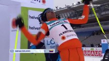 Les chutes d'Adrian Solano aux championnats du monde de ski