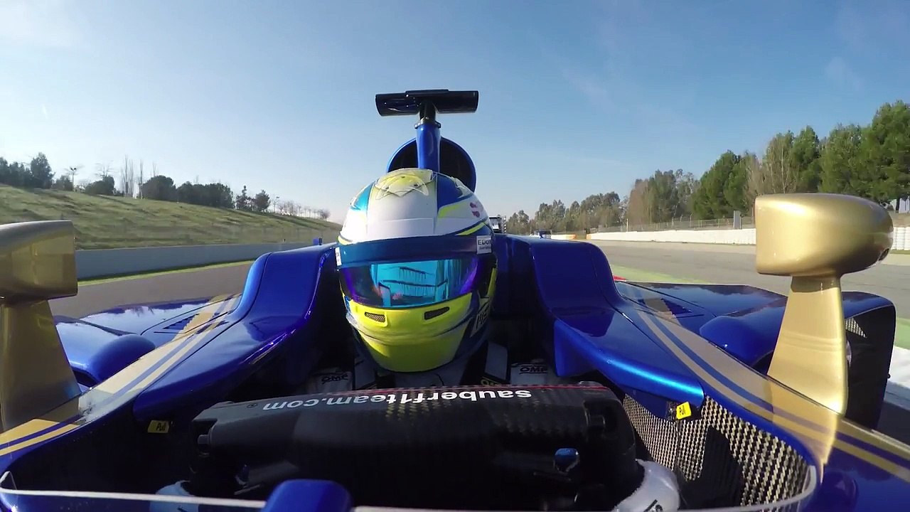 F1 2017- NEW Sauber C36 on Track in Barcelona - First 2017 Car Drive, Sound And Interview