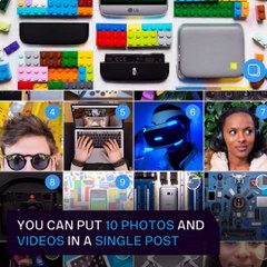 Ahora puedes publicar 10 galerías de fotos en Instagram.