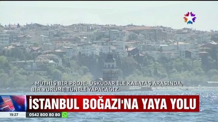 İstanbul Boğaziçi Bulvarı Üsküdar Kabataş Yürüme Tüneli