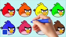 Angry Birds Coloring Pages For Kids - Angry Birds Coloring Pages
