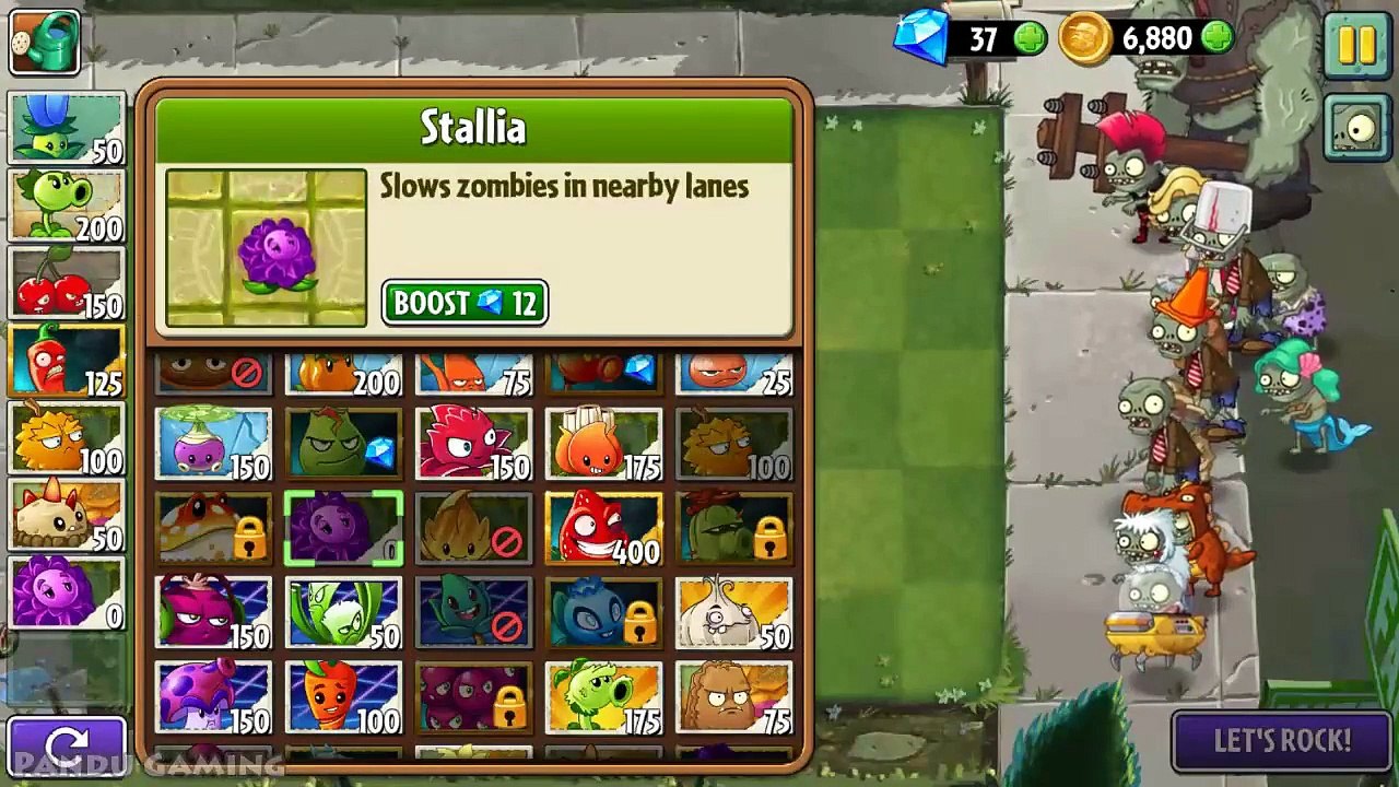 Plants vs Zombies 2: Modern Day - Day 4 Walkthrough