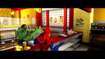 [The Avengers] HULK, Spider-man & Iron Man Epic Race Custom Lightning Mcqueen Cars! [HD 10