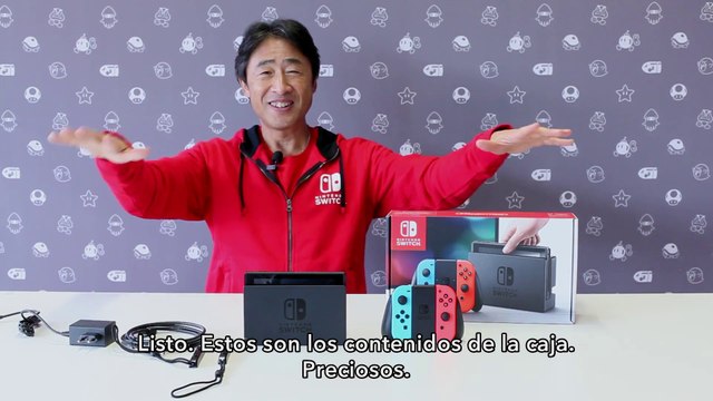 Nintendo Switch - unboxing oficial con Satoru Shibata en español